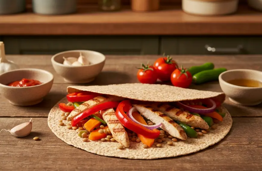 Ile kalorii ma tortilla? Z kurczakiem, drobiem i warzywami